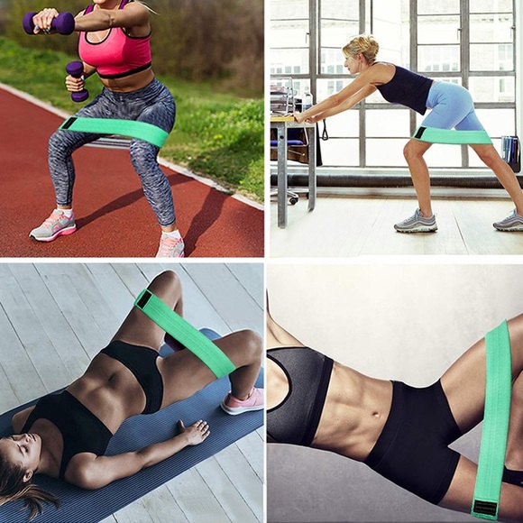 Set of 3 - Fabric Resistance Bands for Legs & Glutes - Picture 7 of 10